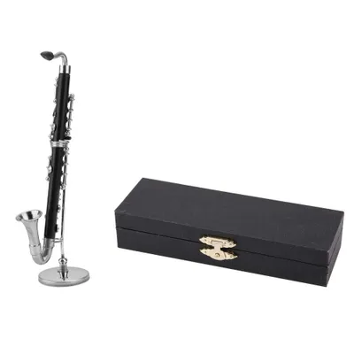 Image de Miniatur-Bassklarinette, Musikinstrument, Ornament, Dekoration, Ausstellungsstück