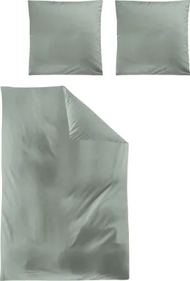 Produktbild von Irisette Bettwäsche grün 1x 155x200 cm + 1x 80x80 cm