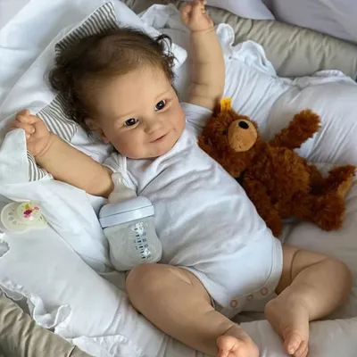Immagine prodotto di 49CM Maddie Bambola predipinta realistica Bambola reborn neonato dipinta a mano con Genesis di alta qualità 3D tono della pelle
