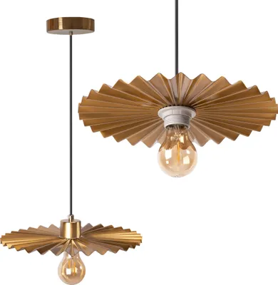 Zdjęcie produktu dla LAMPA SUFITOWA WISZĄCA APP1354 Stare Złoto 30 cm