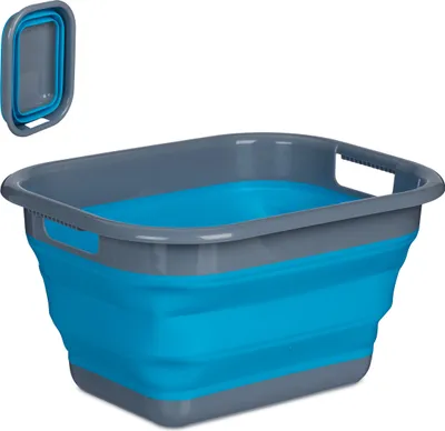 Produktbild von relaxdays Faltbarer Wäschekorb 15 Liter