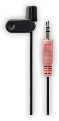 Produktbild von Hama 00139901, Aufsteckbares Mikrofon, Kabelgebunden, 3,5 mm (1/8"), Schwarz, 2 m, 3.5mm jack