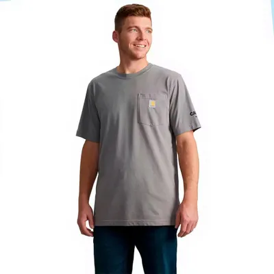 Image de Carhartt 106772 Relaxed Fit Lightweight Short-Sleeve Streetcar Graphic T-Shirt Weathered Ash Heather L