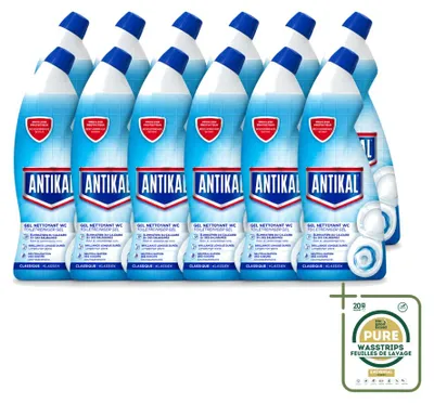 Produktbild von 12 x Antikal Toiletreiniger - 750 ml - Vorratspackung - 12 Stücke