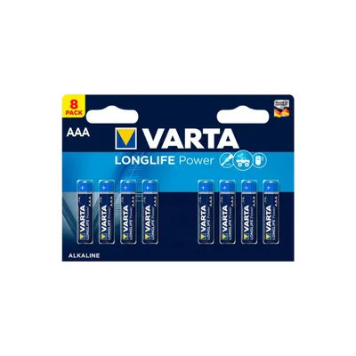 Immagine prodotto di 8 batterie LR03 AAA VARTA di lunga durata