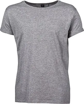 Obrázok produktu pre Tee Jays 5062 | Pánske tričko s rozopínaním / 100 % česaná bavlna - farba: Heather Grey - veľkosť: 3XL