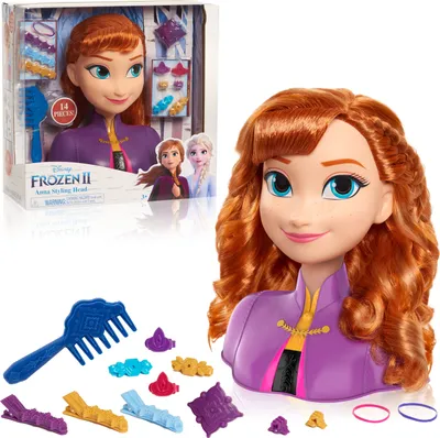 Obrázek produktu pro Just Play Disney Frozen 2, Hlava panenky pro líčení/styling, Ženy, 3 rok/roky, 120 mm, Vícebarevný