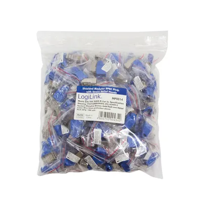 Immagine prodotto di Logilink Modular Plug CAT 5e Kink Protect. Sleeve blue 100S.