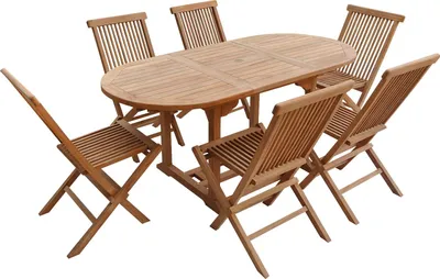 Image de Happy Garden SETTEC02, Bois, 6 places, 1110 mm, 470 mm, 170 mm, 14 kg
