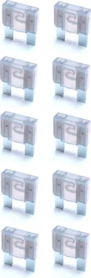 Produktbild von baytronic 10x Kfz-Flachstecksicherung Maxi grau 25A