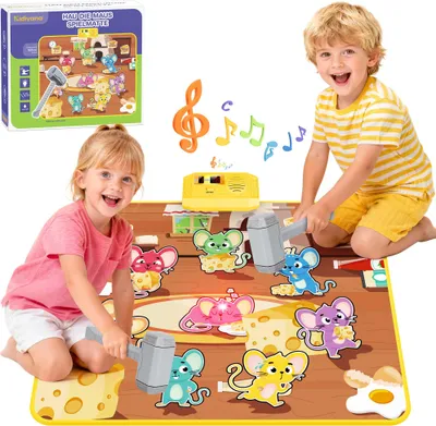 Produktbild von Kidiyana Schlag-Spielmatte Hammerspiel mit Licht & Musik ab 3 Jahren - Maus