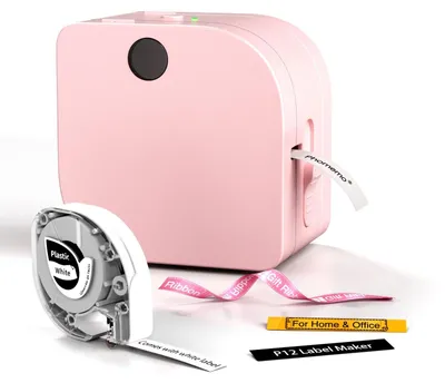 Immagine prodotto di Etichettatrice portatile Bluetooth - Mini stampante per etichette adesive - Compatibile con iOS e Android - Per casa e ufficio