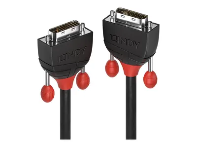 Produktbild von LINDY DVI-D Dual Link Kabel Black Line 2m