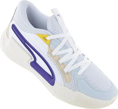 Image de Puma Court Rider Chaos Slash - Baskets de basket-ball pour homme, blanc 378052-05, taille 46 (EU) / 11 (UK)