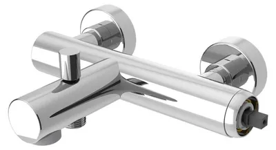 Productafbeelding van Sapho ULTRAMIX badkameraccessoire voor wandmontage, geschikt voor badkranen, chroomkleurig
