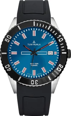 Produktbild von TUW Ruhla Globetrotter 20243-051702-I Herren Automatikuhr Massives Gehäuse