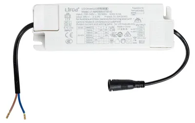 Produktbild von Treiber Dimmbar 0-10V 220-240V No Flicker Ausgang 25-42V DC 500-750mA 12.5-31.5W LF-ABA030-0750-42 31.5 W