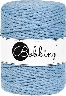 Produktbild von Bobbiny 3PLY Macramé Rope 5 mm 100 m Perfect Blue Schnur