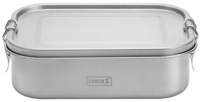 Edelstahl-Lunchbox 1200 ml, auslaufsicher, spülmaschinengeeignet