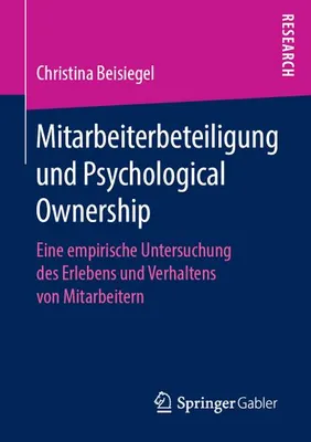 Obrázok produktu pre Mitarbeiterbeteiligung und Psychological Ownership
