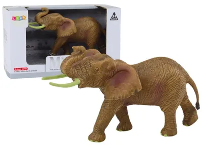 Productafbeelding van Verzamelbeeld Afrikaanse olifant met opgeheven slurf Safari