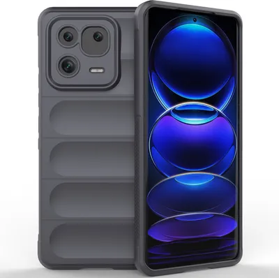 Obrázek produktu pro Pouzdro Xiaomi 13 Pro, měkké silikonové nárazuvzdorné protiskluzové pouzdro TPU pro Xiaomi 13 Pro Dark Grey
