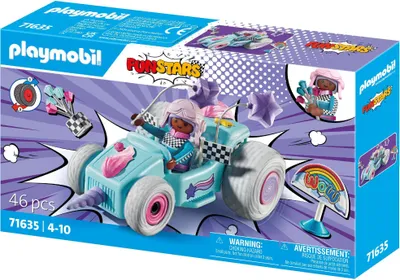 Produktbild von PLAYMOBIL Playmo Karts 71635 Rasendes Einhorn