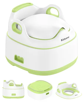Immagine prodotto di Kidiyana 3-in-1, vasino per bambini a forma di elefante – riduttore per WC e sgabello, antiscivolo, con paraspruzzi, adatto dai 6 mesi