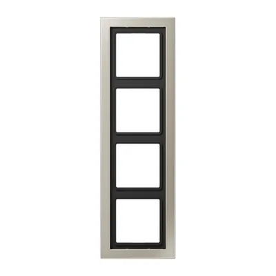 Produktbild von Jung ESD 2984-L Abdeckrahmen 4-fach edelstahl lackiert LS-Design