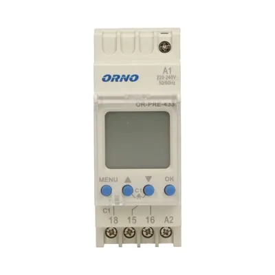 Obrázek produktu pro Digitální programátor ORNO OR-PRE-433, 2300W, 16A, 52 programů