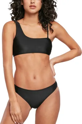 Produktbild von Urban Classics Ladies - Recycled Asymmetric Tank Top Bikini