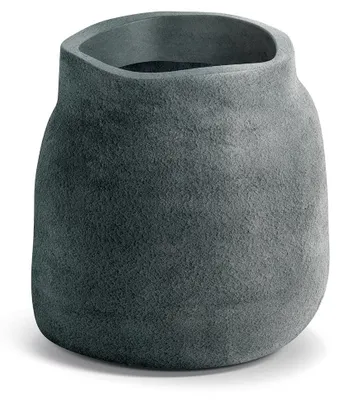 Productafbeelding van Antracietkleurige Grote Bloempot Ø 38 cm voor Binnen en Buiten