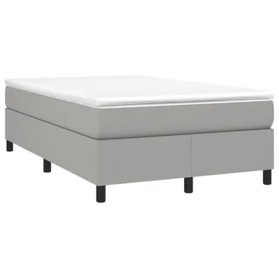Obrázok produktu pre Boxspring posteľ s matracom bledosivá 120x190 cm látka