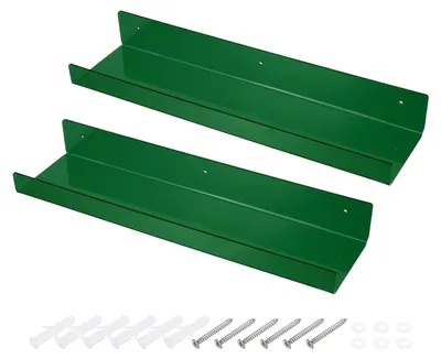Produktbild von 2 Stück Schwebende Acryl-Wandregale in Grün