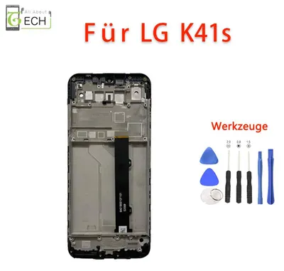 Produktbild von Für LG K41S K410EMW LCD Display mit Rahmen Touch Screen Bildschirm Werkzeuge