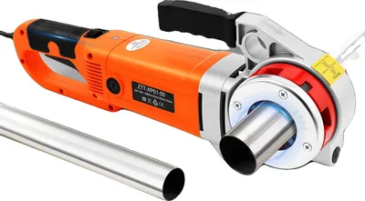 Immagine prodotto di Macchina portatile elettrica per filettatura, con una potenza di 2300W, dotata di 6 inserti, adatta per tubi con diametro da 21,9 a 59,6 mm, velocità di 26 giri al minuto, alimentazione a cavo
