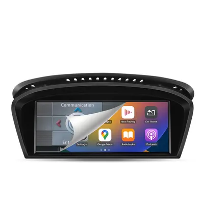 Zdjęcie produktu dla Linux Carplay dla BMW 5er E60 E61 CCC 3er E90 E91 2004-2008 Wyświetlacz Bluetooth Navi Android Auto