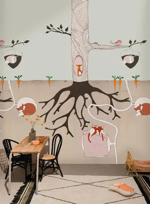 Produktbild von Fototapete 557787 Tapete Kinderzimmer 200 x 280 cm Rasch Onszelf Stories Beige Braun