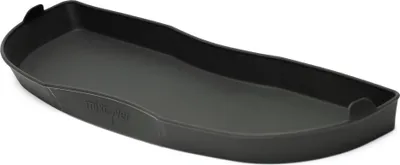 A dark gray plastic insert tray for a kitchen appliance.