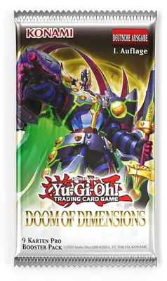 Produktbild von Yu-Gi-Oh! - Doom of Dimensions - Booster 1. Auflage (Deutsch)