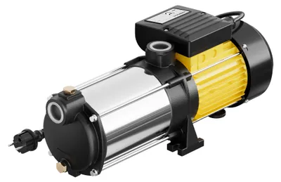 Produktbild von Wiltec Mehrstufige Kreiselpumpe 6600l/h 900W Förderhöhe 55m, Ansaughöhe 9m, 2850U/min, Wasserpumpe für Hauswasserwerke, Haus und Garten