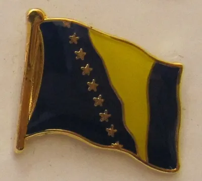 Produktbild von Pin Anstecker Flagge Fahne Bosnien Herzegowina Nationalflagge Flaggenpin Button Badge Flaggen Clip A