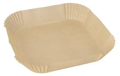 Produktbild von 1000 Backpapiere 20 cm x 20 cm x 4,5 cm braun für Heißluftfritteusen