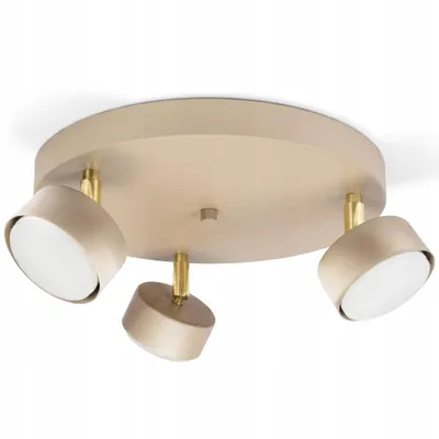 Produktbild von LUXOLAR Deckenleuchte 29 cm 3-flammig GX53 LED Beige schwenkbar