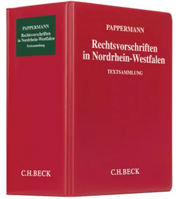 Produktbild von Rechtsvorschriften in Nordrhein-Westfalen (ohne Fortsetzungsnotierung) inkl. 118. Ergänzungslieferung