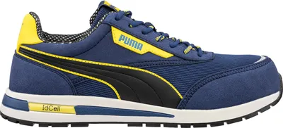 Zdjęcie produktu dla Buty ochronne Puma Rider blue low SB zgodne z normą EN ISO 20345:2022 SB E PS FO HRO SR rozmiar 46
