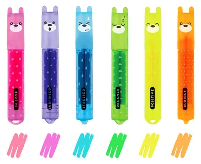 Immagine prodotto di Legami VMH0003 evidenziatore 6 pz Blu, Verde, Arancione, Rosa, Viola, Giallo