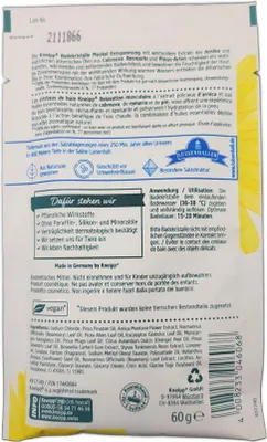 Produktbild von Kneipp Badekristalle Gelenke & Muskel Wohl, 6er Pack (6 x 60 g)
