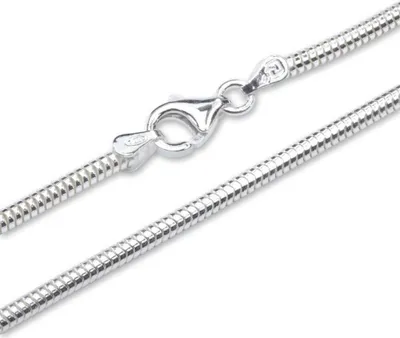 Produktbild von Silberkette Schlangenkette echtes 925er Silber 2,4mm von Unique