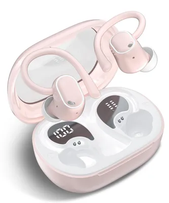 Obrázek produktu pro Bluetoothová sluchátka, sportovní, Hi-Fi stereo, bezdrátová, růžová